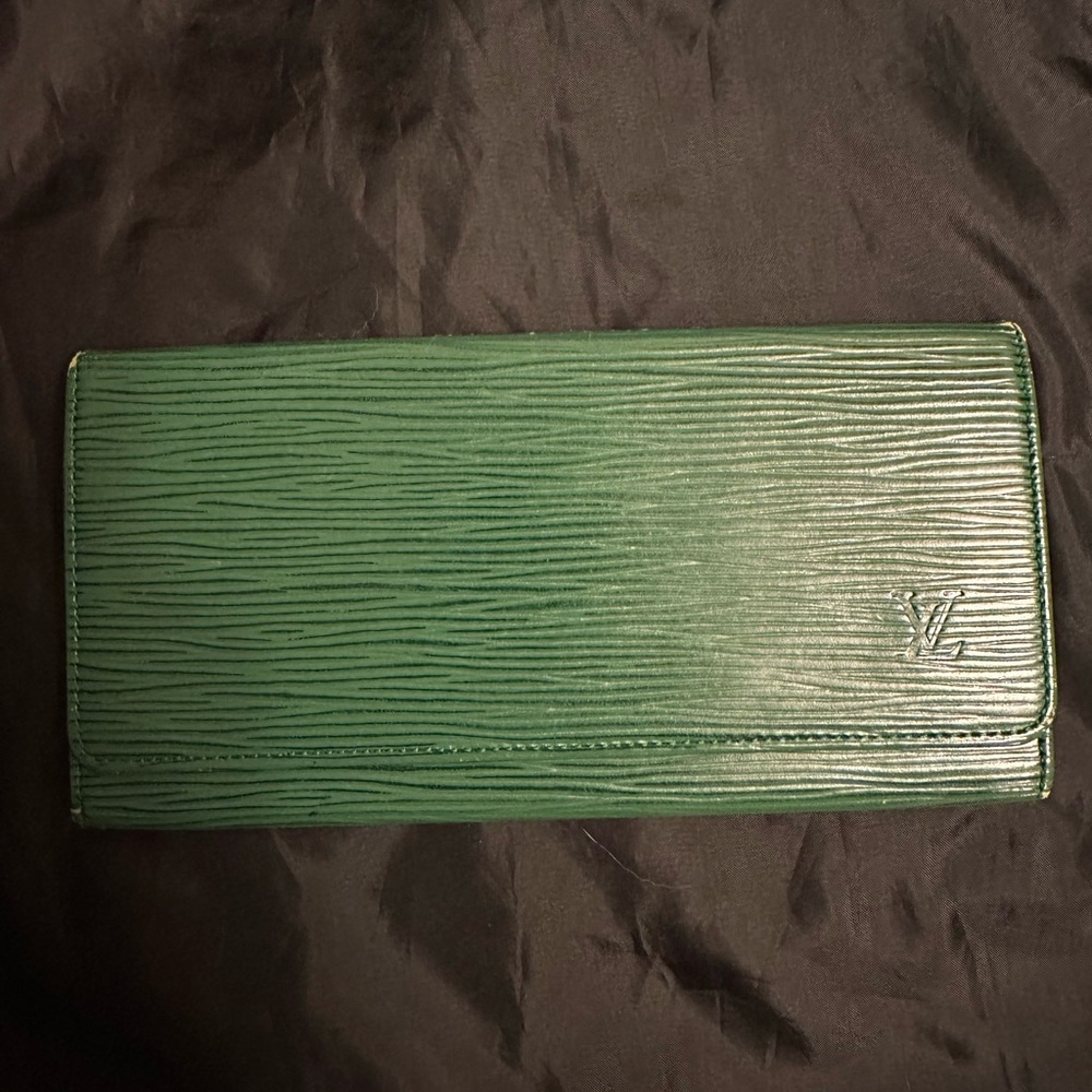 Louis Vuitton Epi Porte Yen 3 Cartes Credit Bifold Long Wallet/3Y0566